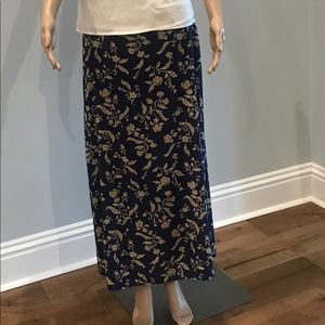 Dress skirt - blue and tan size 14